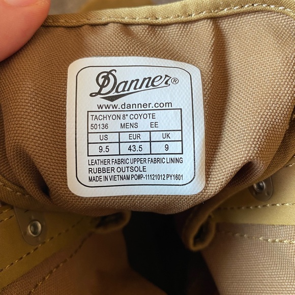 Danner Tachyon Coyote Brown Tactical Boots - Picture 6 of 7